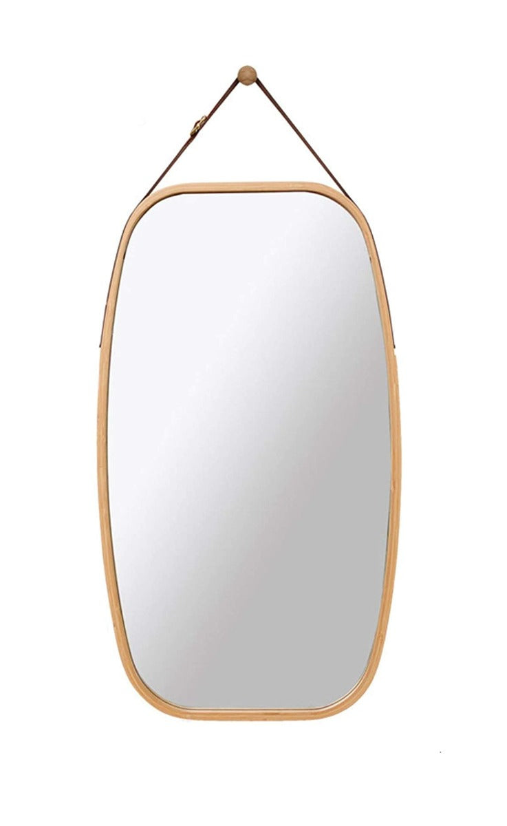 Bamboo Frame Wall Mirror