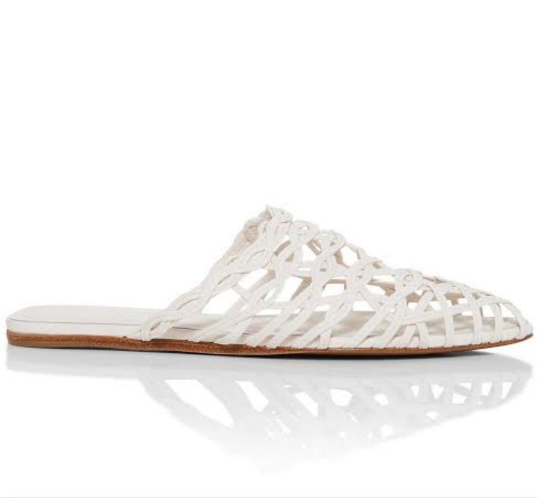 ZIMMERMANN WAVE LATTICE SLIDE SANDALS