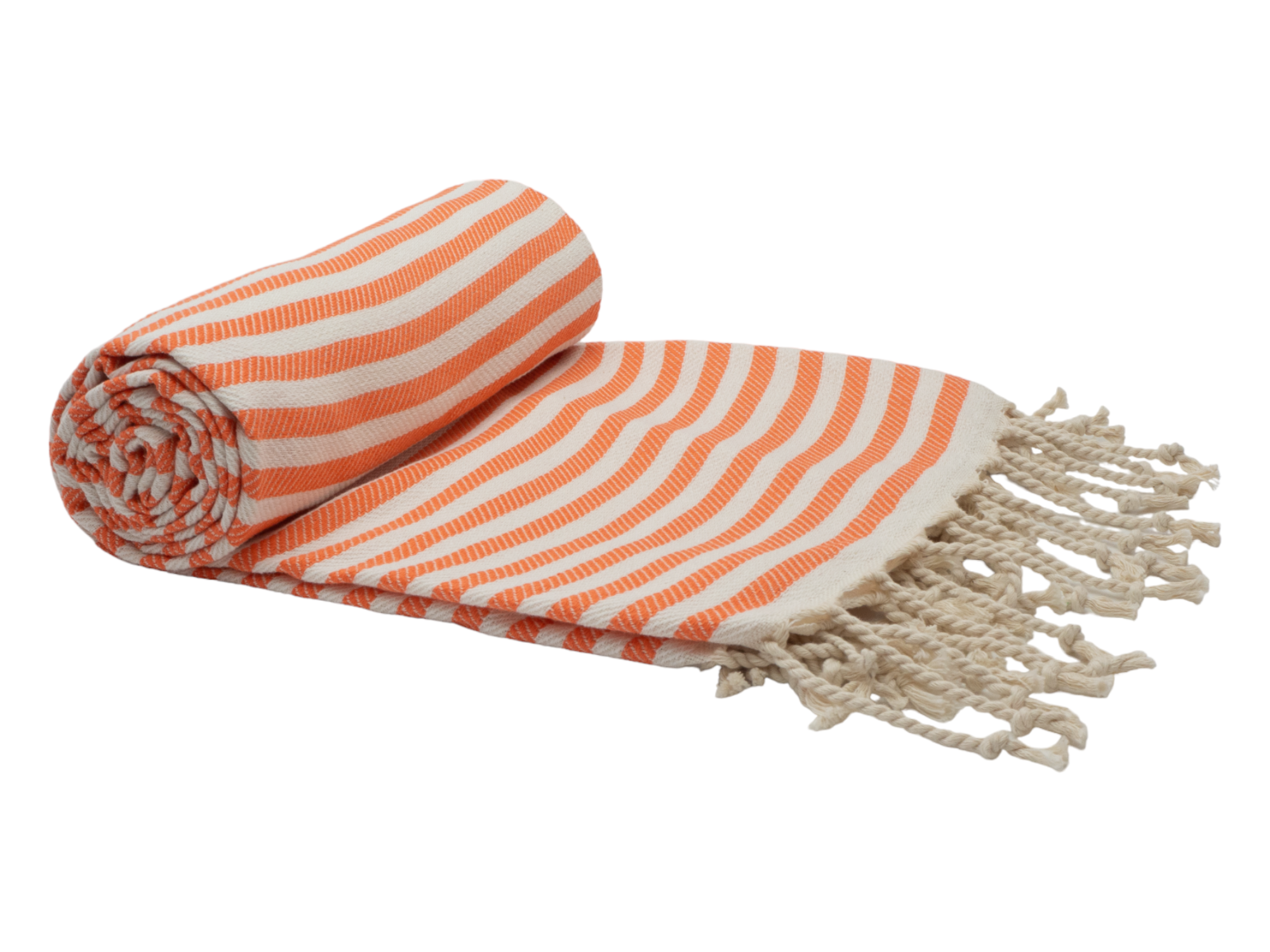 BEACH COTTON TOWEL - CORAL