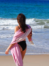 BEACH COTTON TOWEL - ROSE