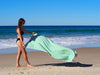 BEACH COTTON TOWEL - MINT