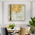 Golden Leaves 2 Sets Gold Frame Canvas Wall Art