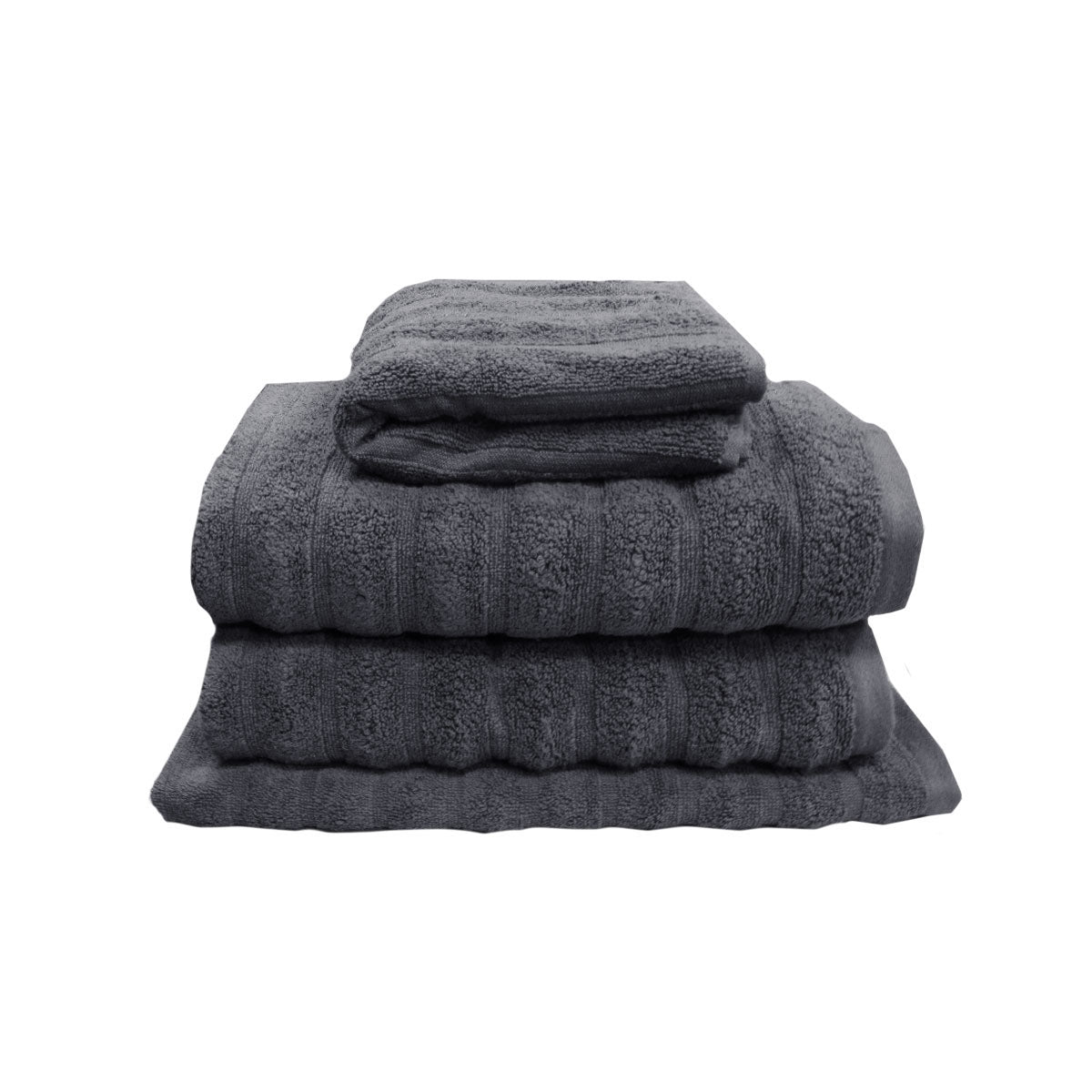 Cotton Bath Towel Set - Ash