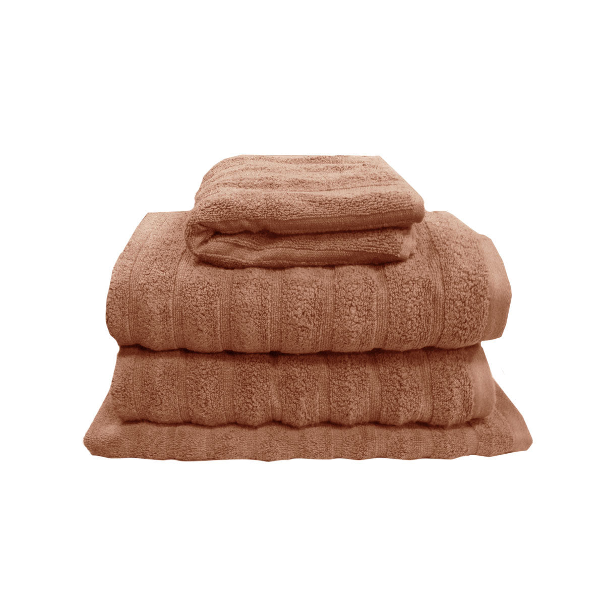 Cotton Bath Towel Set - Terracota