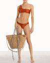 ZIMMERMANN BUCKLE SHOULDER BIKINI