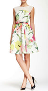 TED BAKER FLOWERS AT HIGH TEA PRINT DRESS